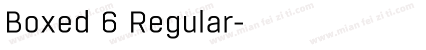Boxed 6 Regular字体转换
